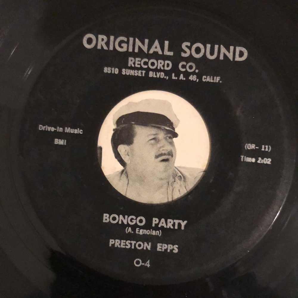 Preston Epps Bongo Rock Vinyl 45 Record '59
